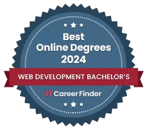 best web development bachelors 2024