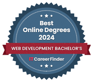 best web development bachelors 2024